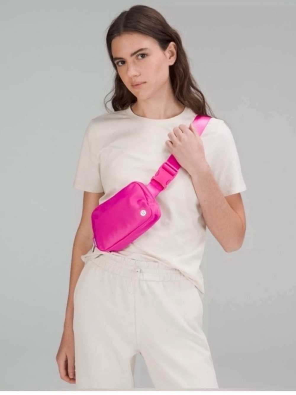 NWT Lululemon athletica sonic Pink Crossbody Belt Bag -